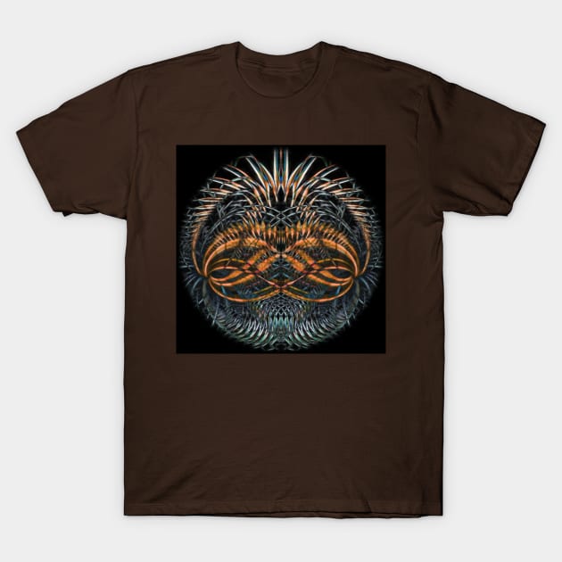 gold and silver mask T-Shirt by mister-john